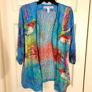 Leoma Lovegrove Long Sleeve open front , Kimono style top,  NWOT, Size XS
